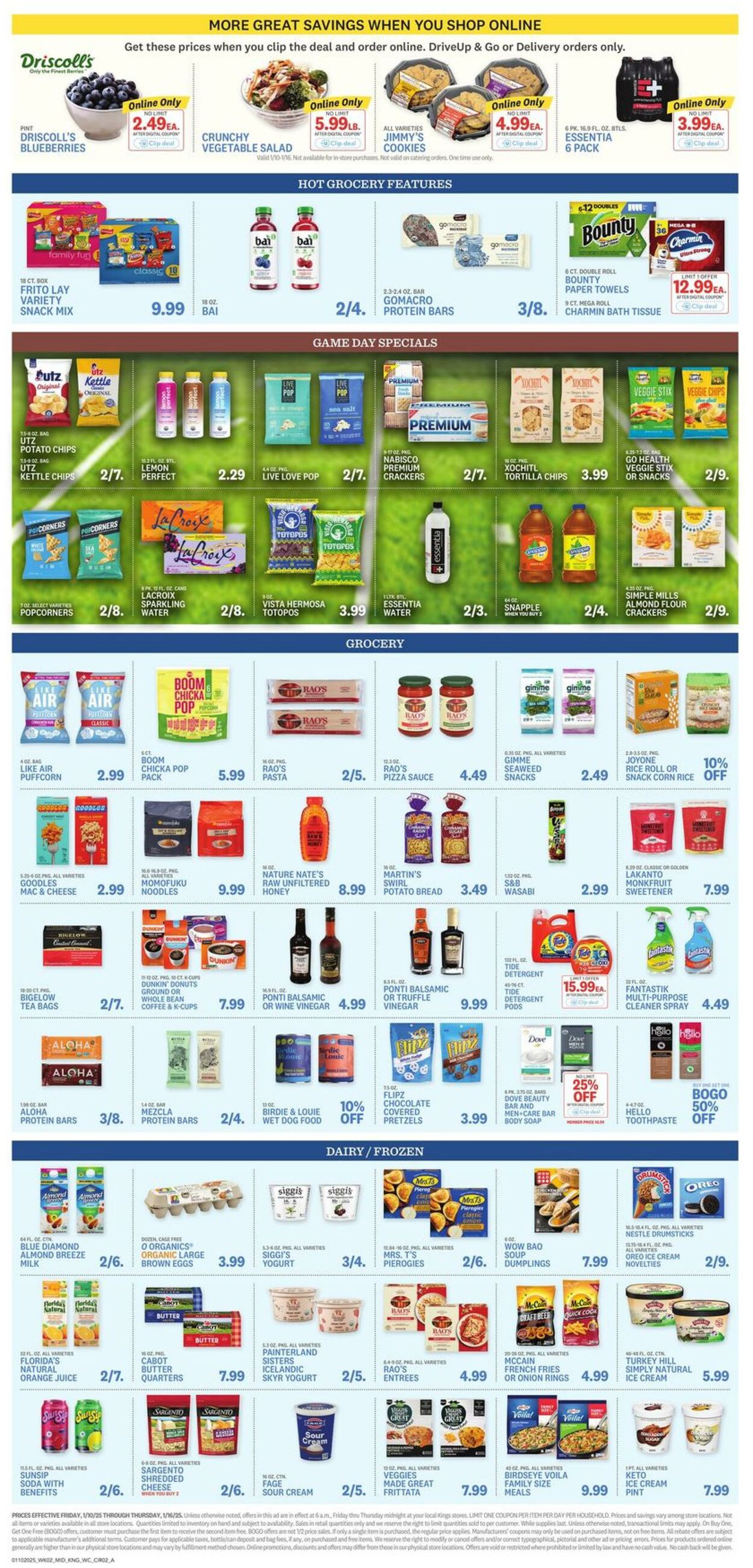 Weekly ad Kings Food Markets 01/10/2025 - 01/16/2025