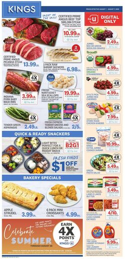 Weekly ad Kings Food Markets 08/01/2025 - 08/07/2025