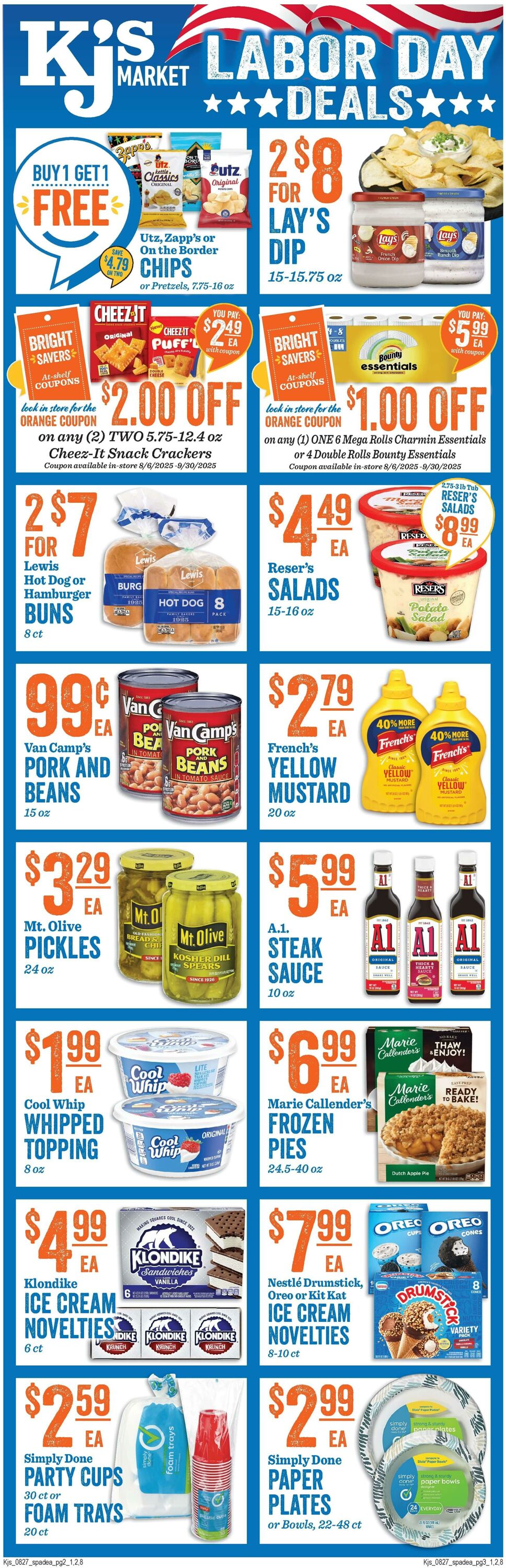 Weekly ad KJ's Market 08/27/2025 - 09/02/2025