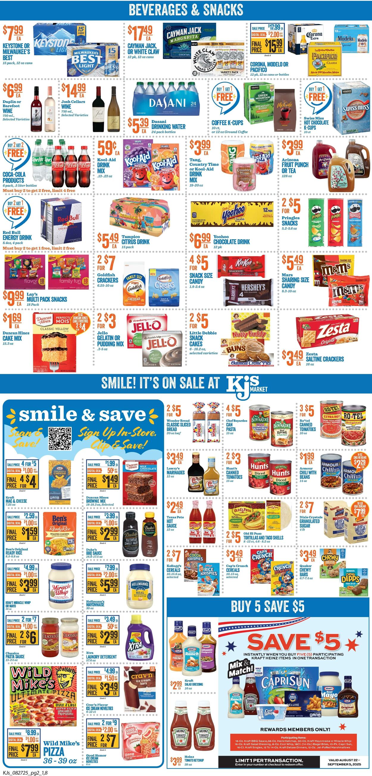 Weekly ad KJ's Market 08/27/2025 - 09/02/2025