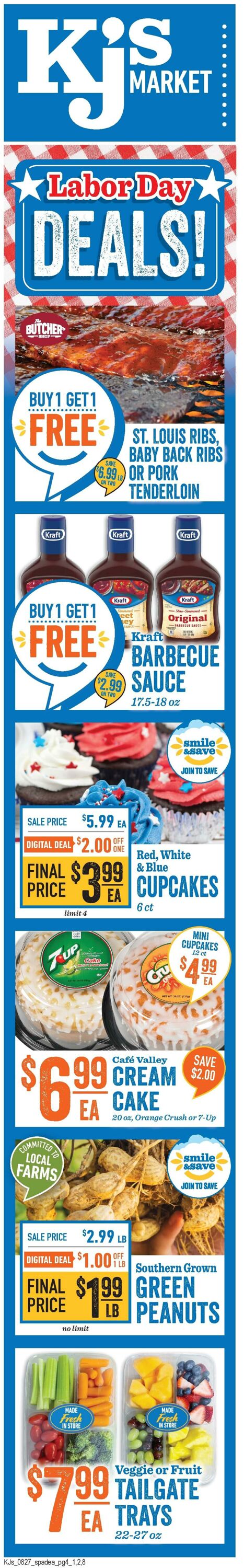 Weekly ad KJ's Market 08/27/2025 - 09/02/2025