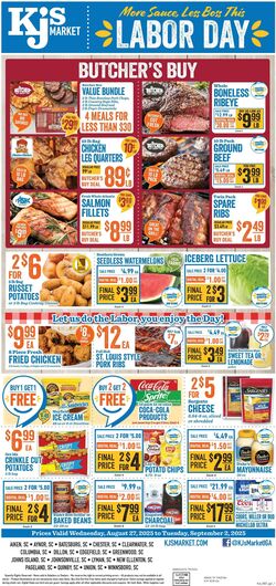 Weekly ad KJ's Market 08/27/2025 - 09/02/2025