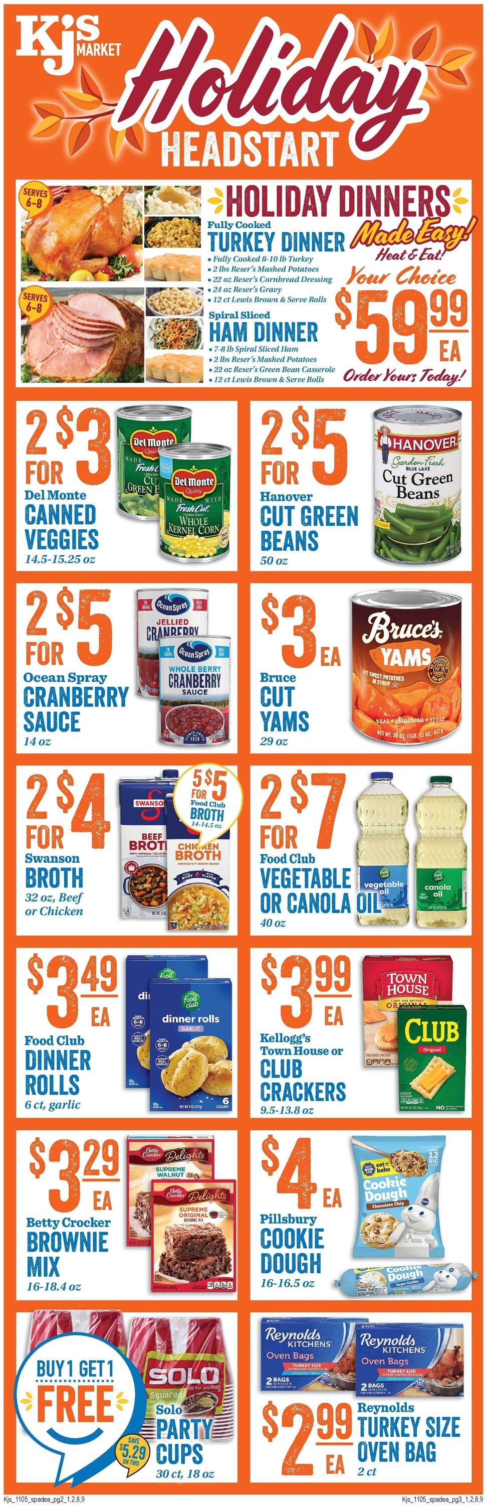 Weekly ad KJ's Market 11/05/2025 - 11/11/2025