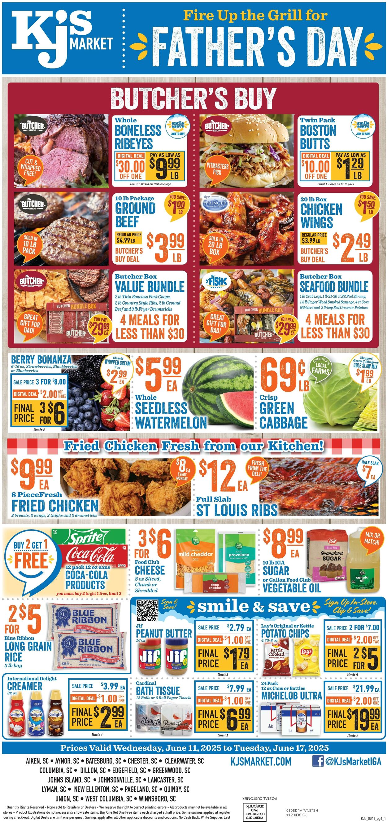 Weekly ad KJ's Market 06/11/2025 - 06/17/2025