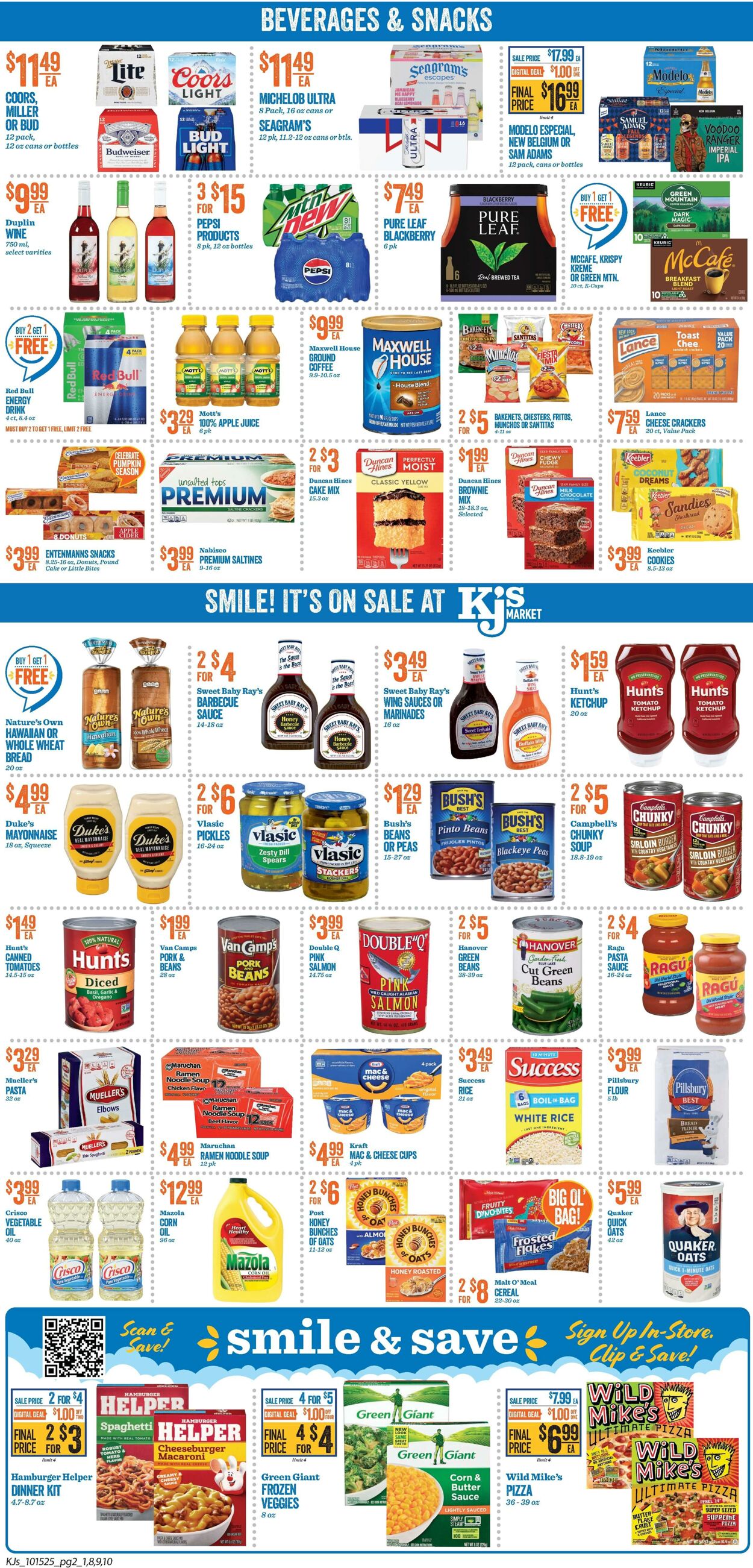 Weekly ad KJ's Market 10/15/2025 - 10/21/2025