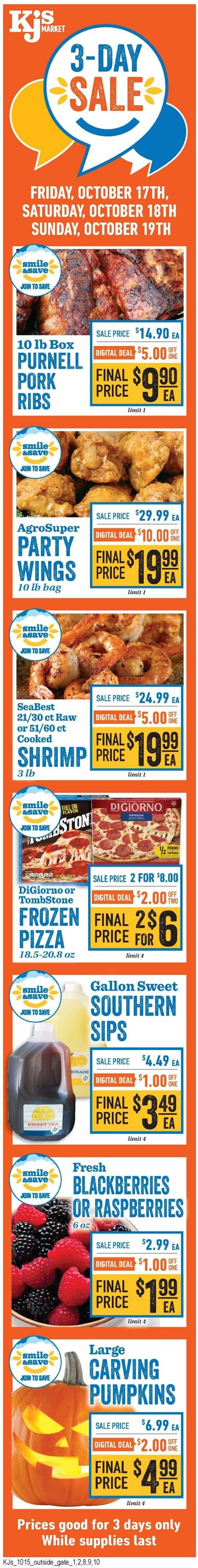 Weekly ad KJ's Market 10/15/2025 - 10/21/2025