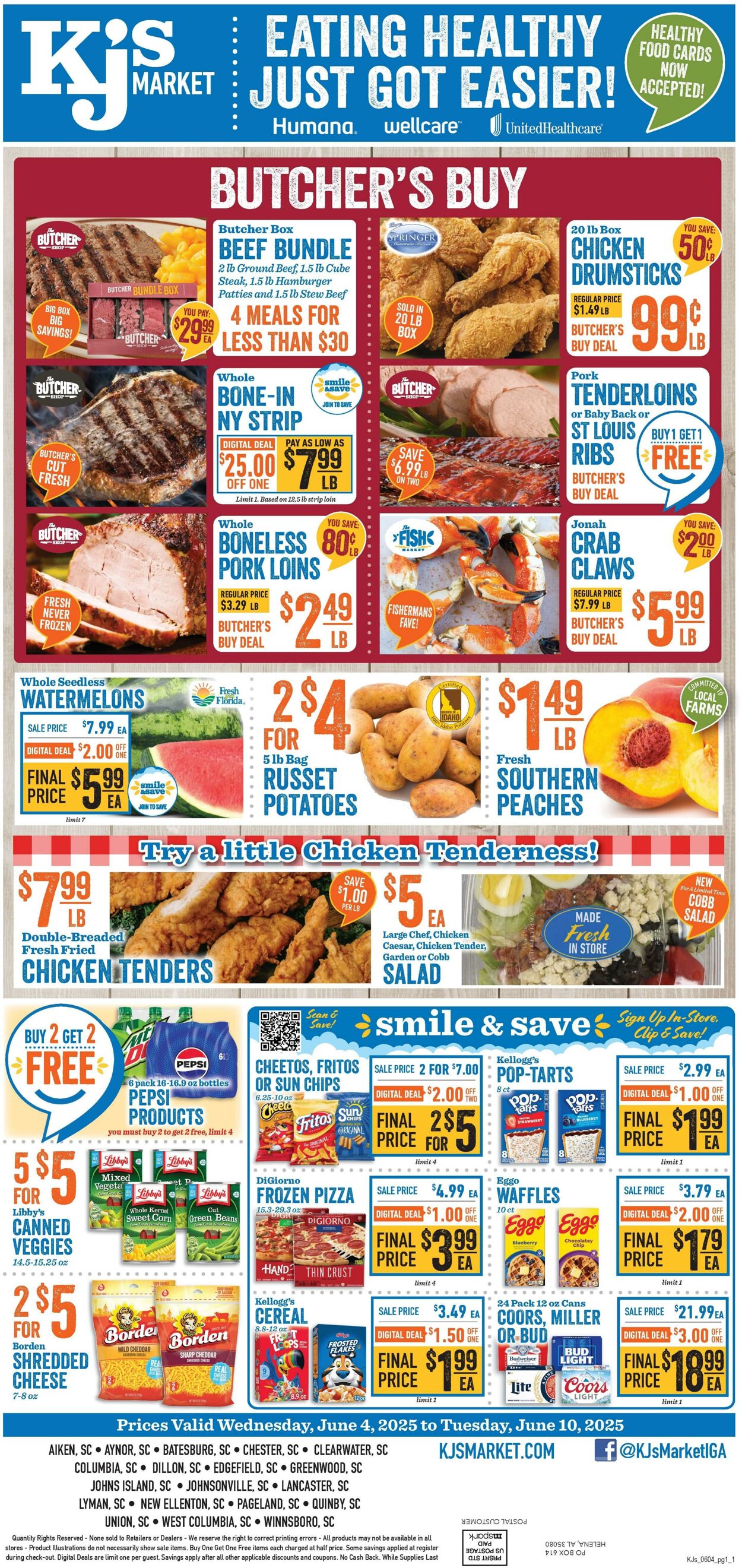 Weekly ad KJ's Market 06/04/2025 - 06/10/2025