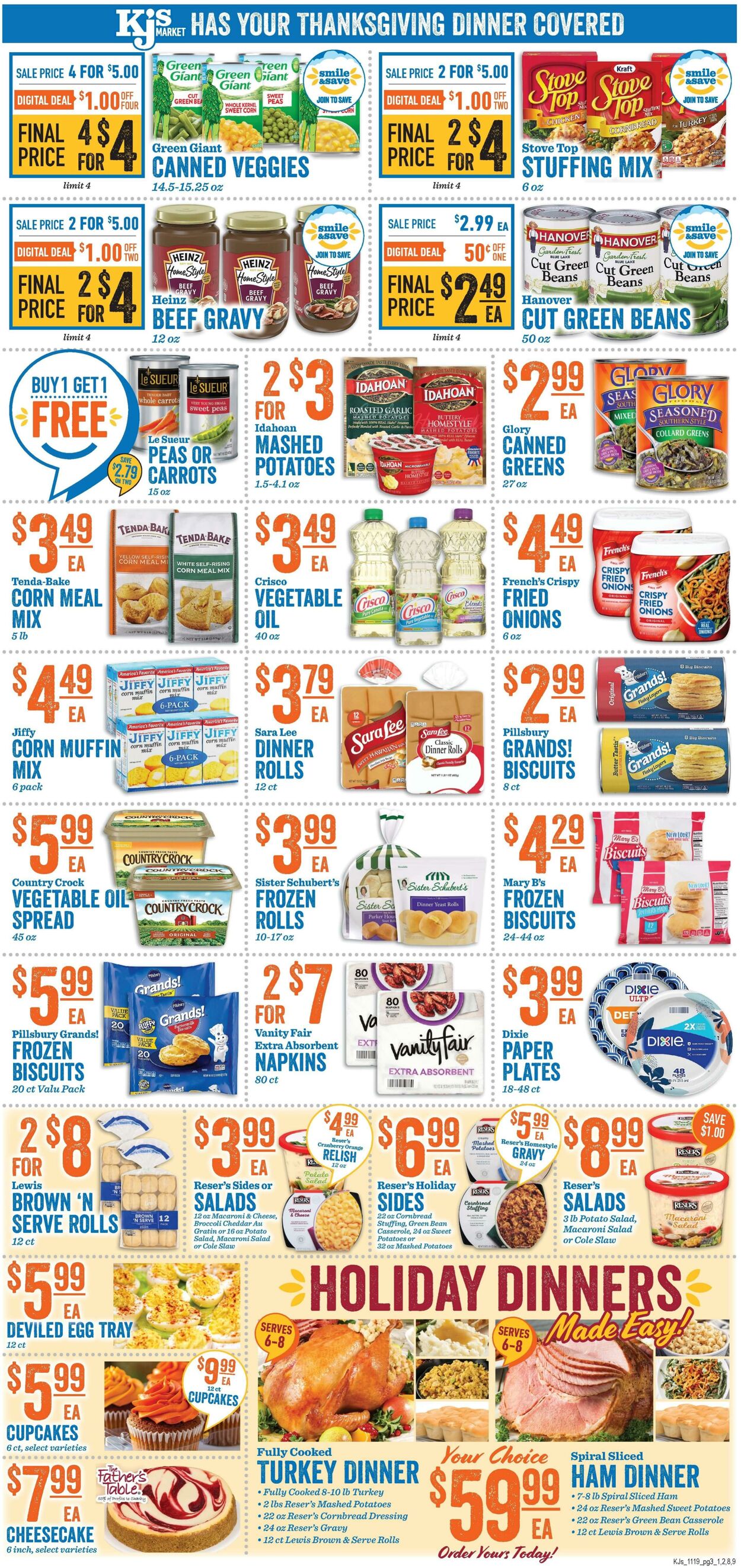 Weekly ad KJ's Market 11/19/2025 - 11/27/2025