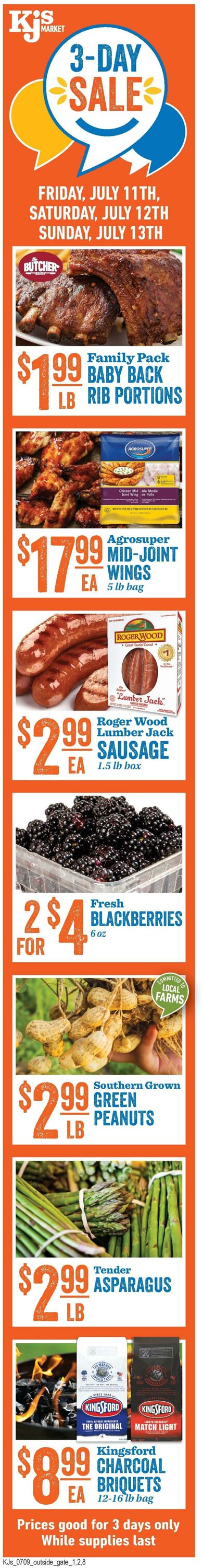 Weekly ad KJ's Market 07/09/2025 - 07/15/2025
