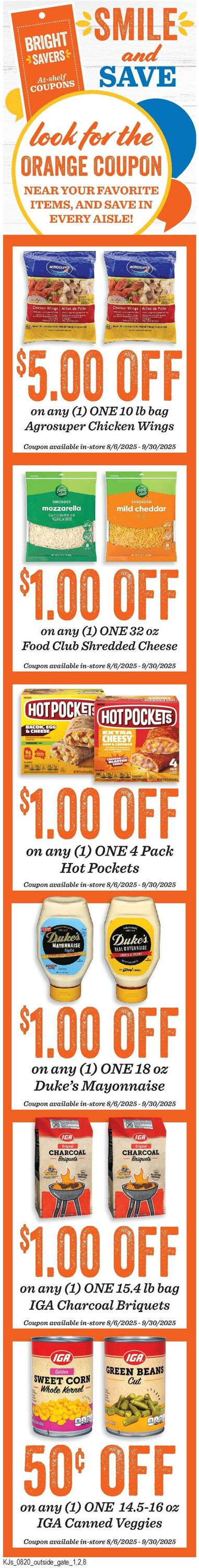 Weekly ad KJ's Market 08/20/2025 - 08/26/2025