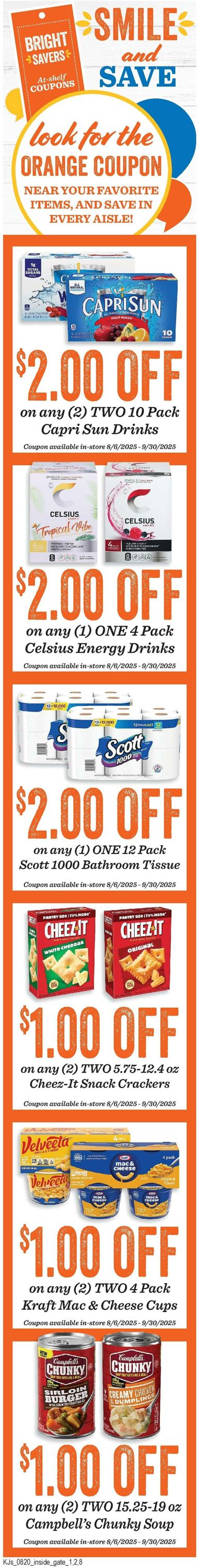 Weekly ad KJ's Market 08/20/2025 - 08/26/2025