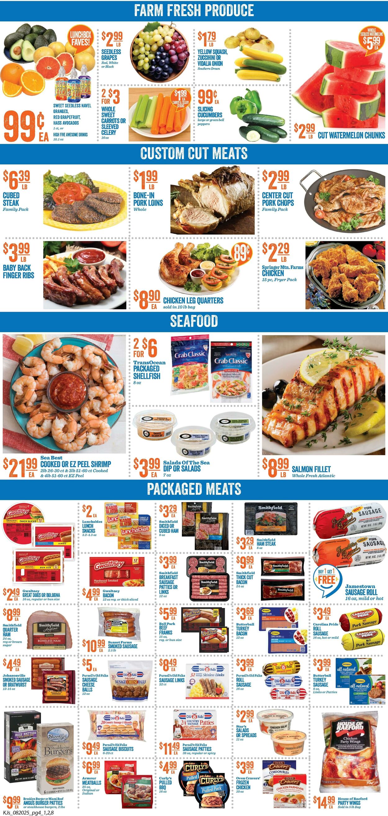 Weekly ad KJ's Market 08/20/2025 - 08/26/2025