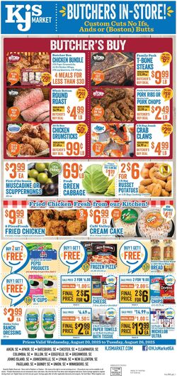 Weekly ad KJ's Market 08/20/2025 - 08/26/2025