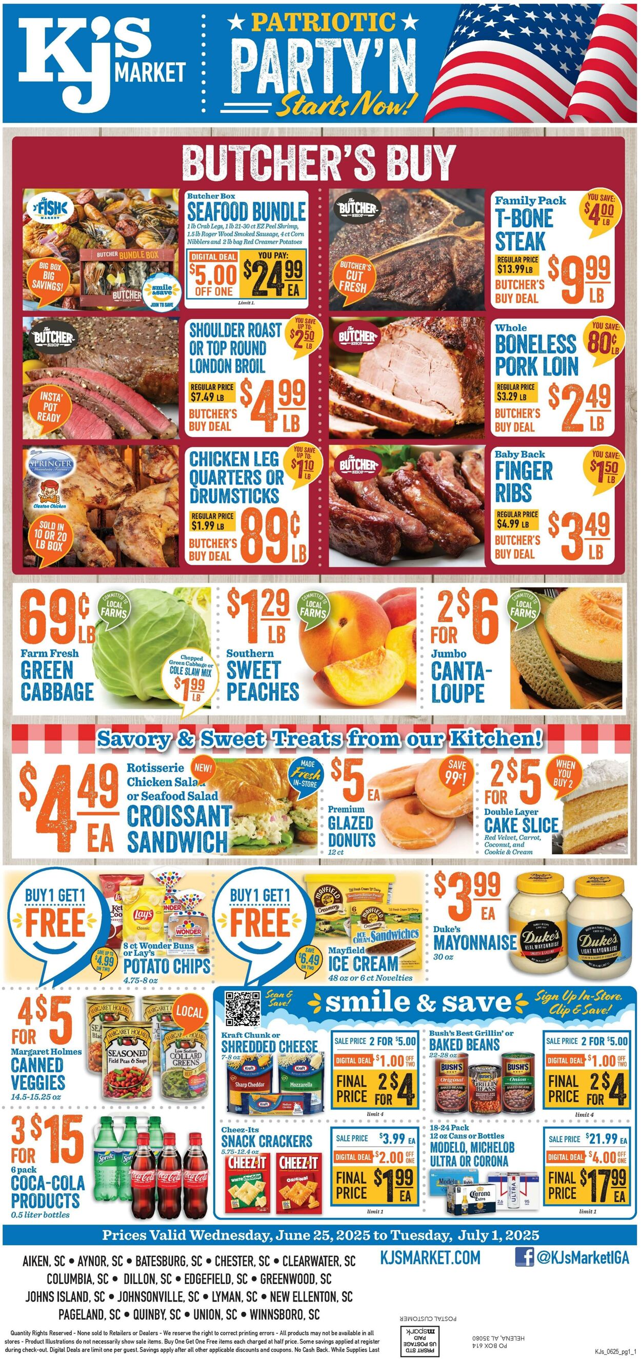 Weekly ad KJ's Market 06/25/2025 - 07/01/2025
