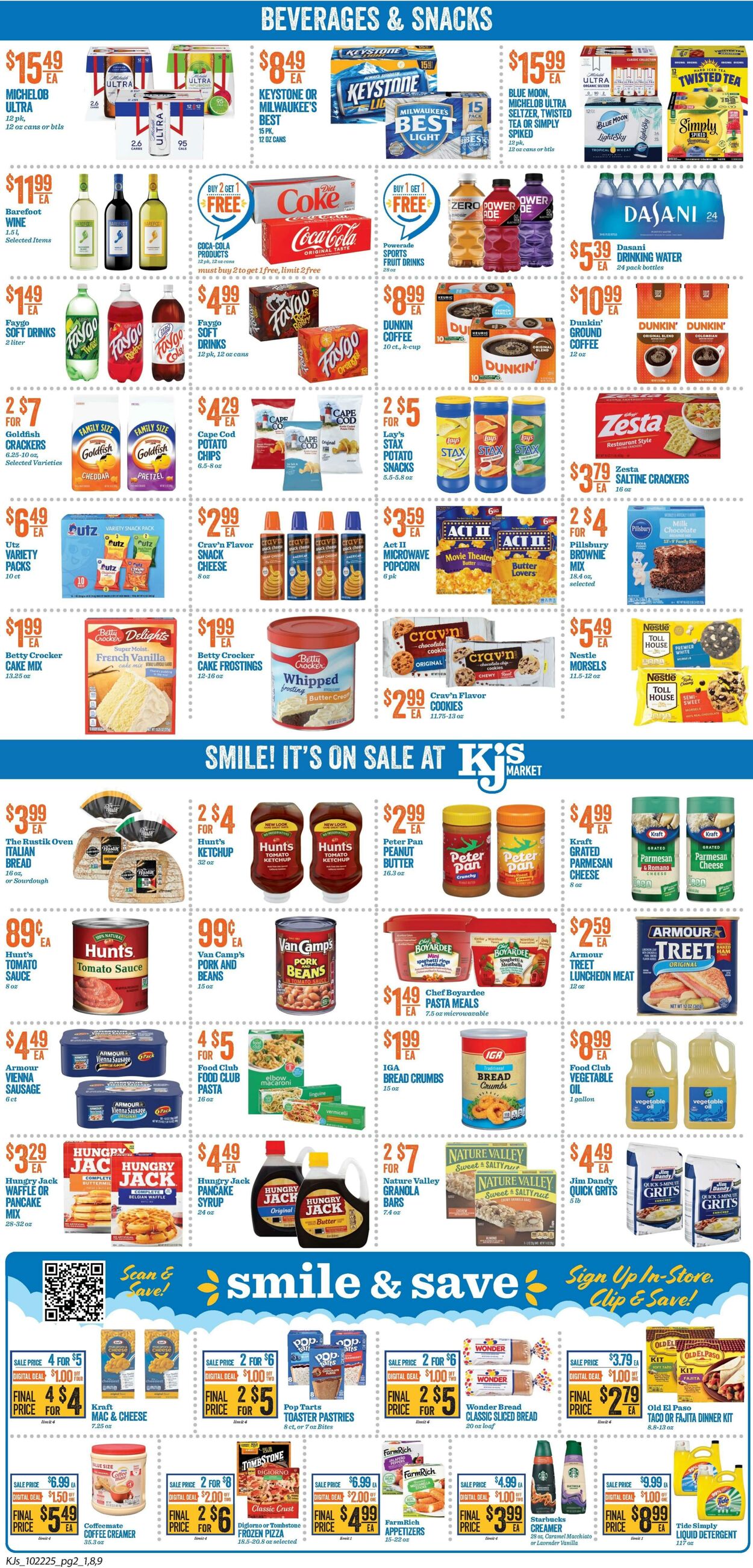 Weekly ad KJ's Market 10/22/2025 - 10/28/2025