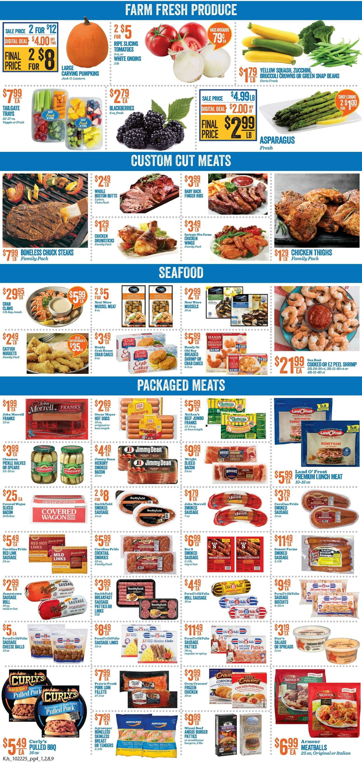 Weekly ad KJ's Market 10/22/2025 - 10/28/2025