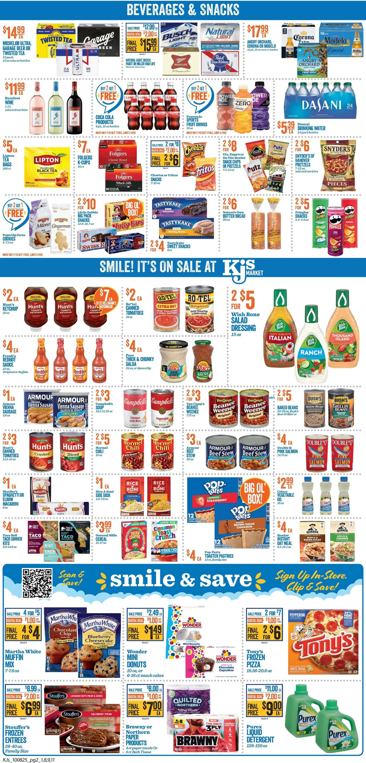 Weekly ad KJ's Market 10/08/2025 - 10/14/2025
