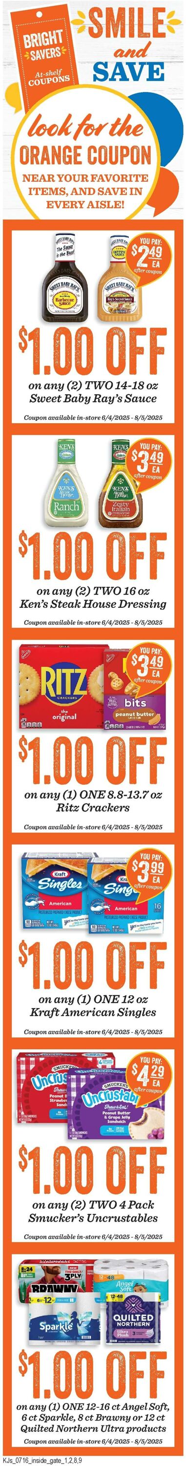 Weekly ad KJ's Market 07/16/2025 - 07/22/2025