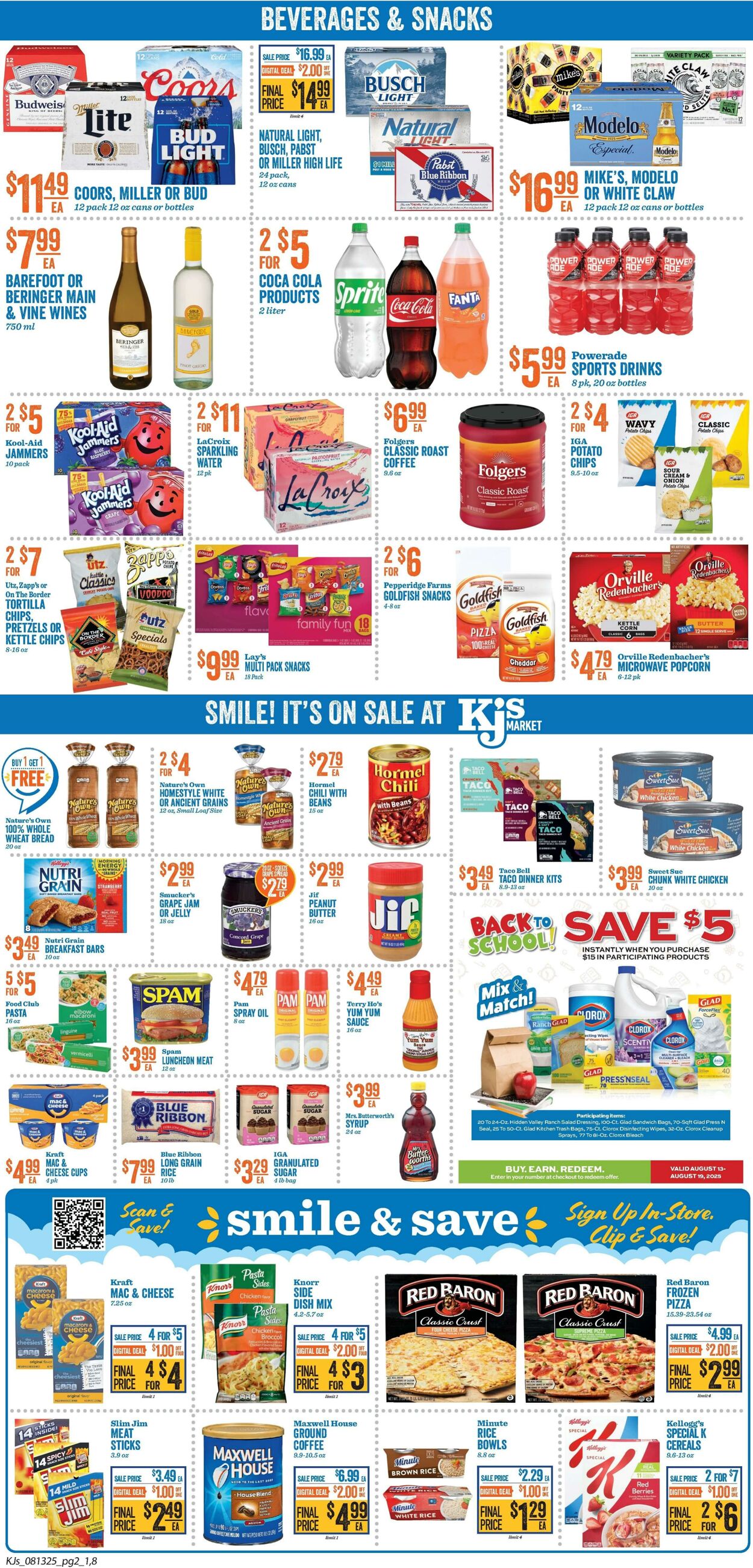 Weekly ad KJ's Market 08/13/2025 - 08/19/2025