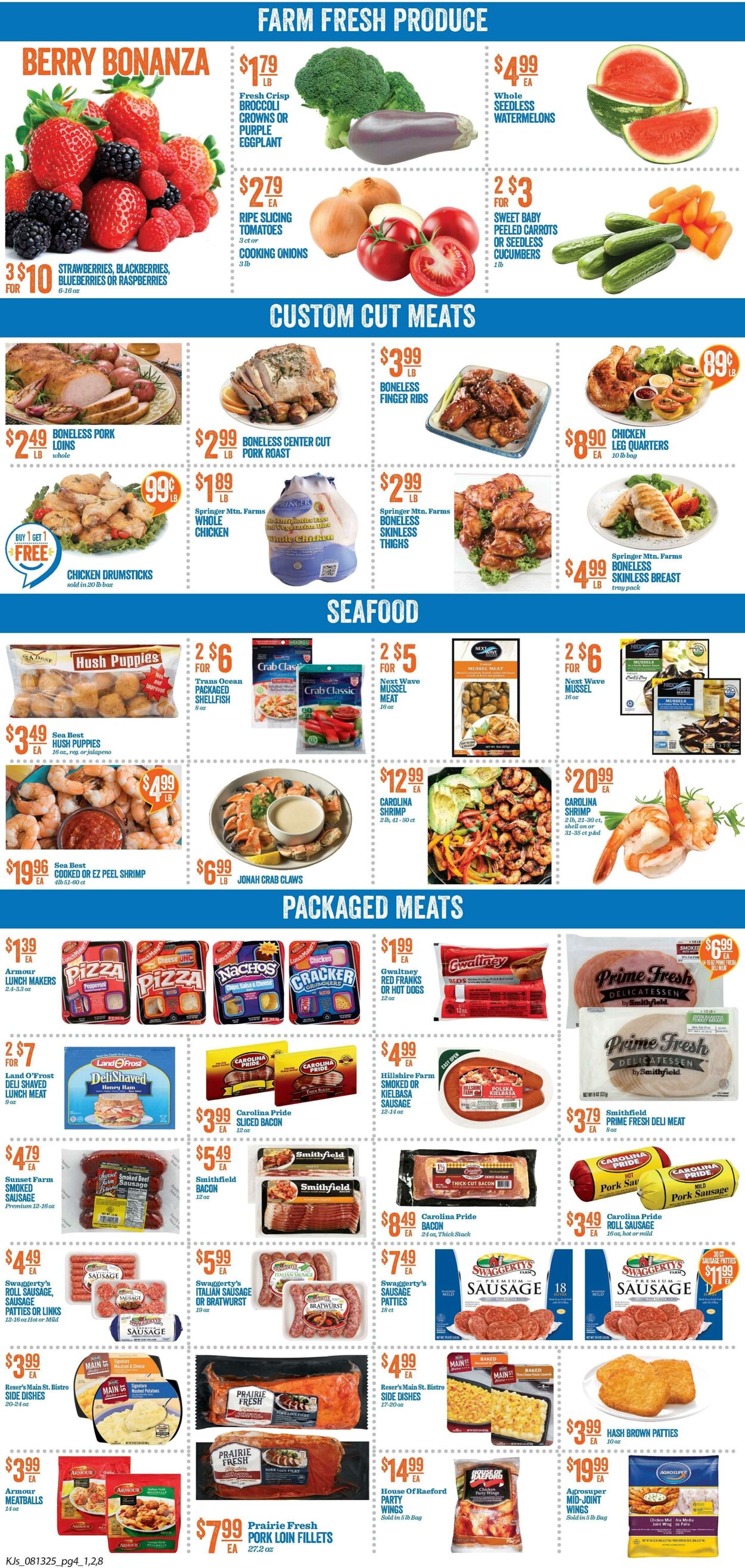 Weekly ad KJ's Market 08/13/2025 - 08/19/2025