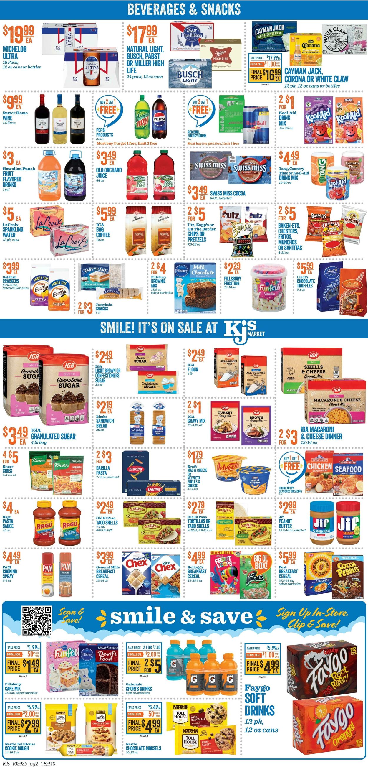 Weekly ad KJ's Market 10/29/2025 - 11/04/2025