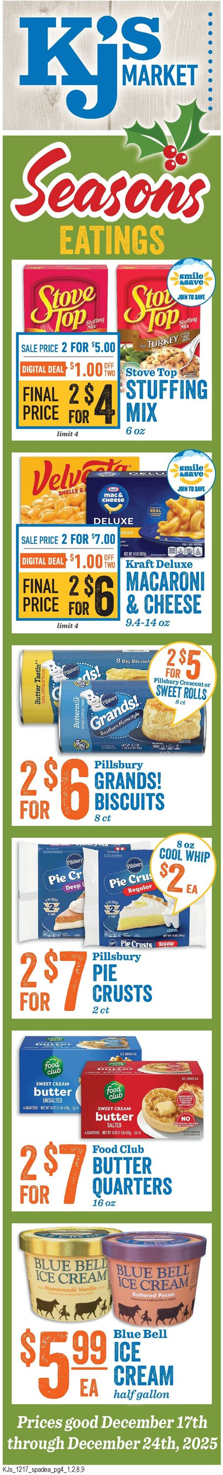 Weekly ad KJ's Market 12/17/2025 - 12/24/2025