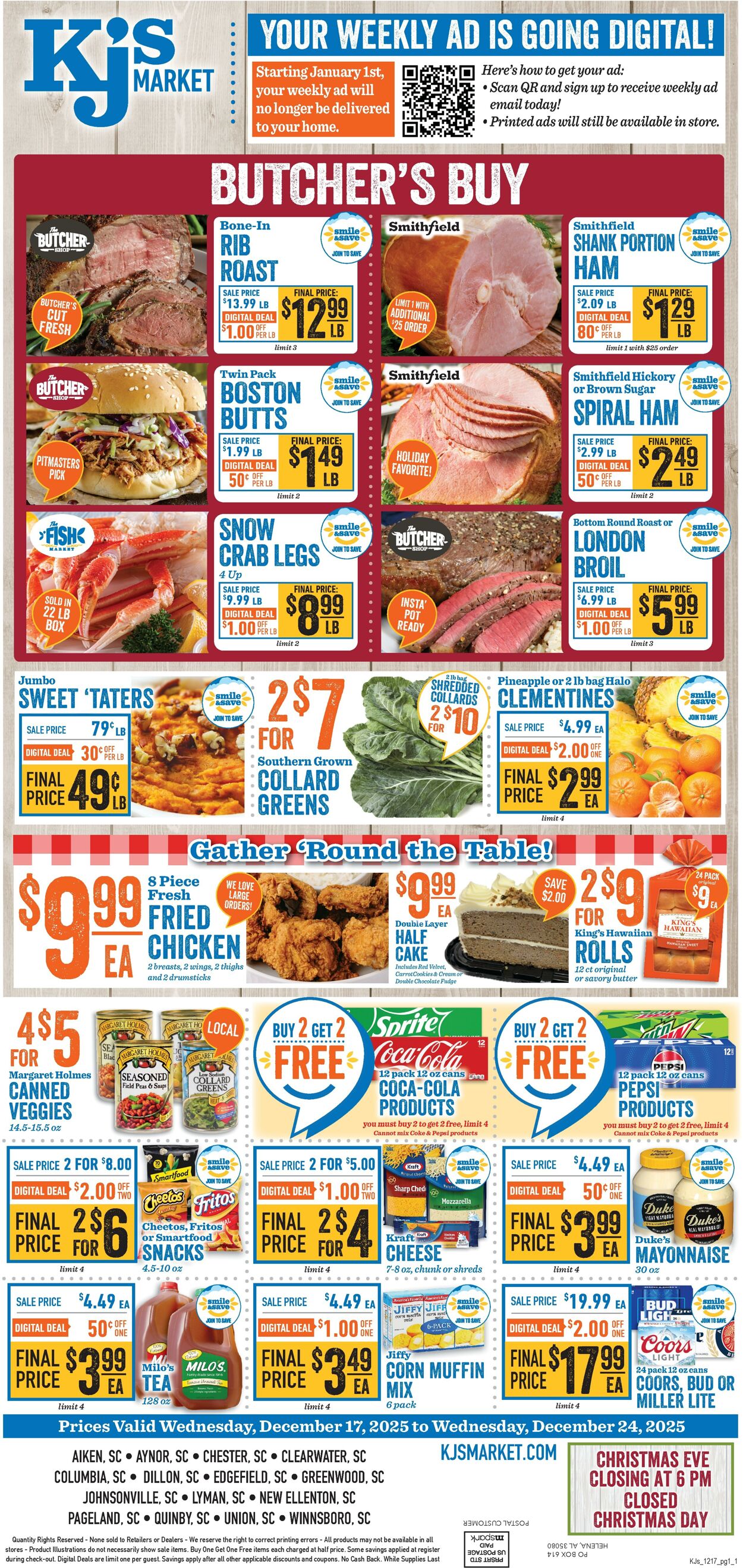 KJ's Market Promotional weekly ads