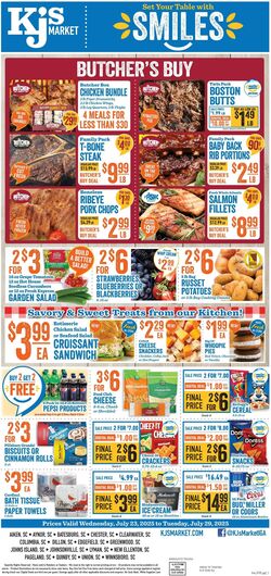 Weekly ad KJ's Market 07/23/2025 - 07/29/2025