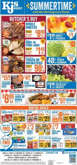 Weekly ad KJ's Market 07/05/2023 - 07/11/2023