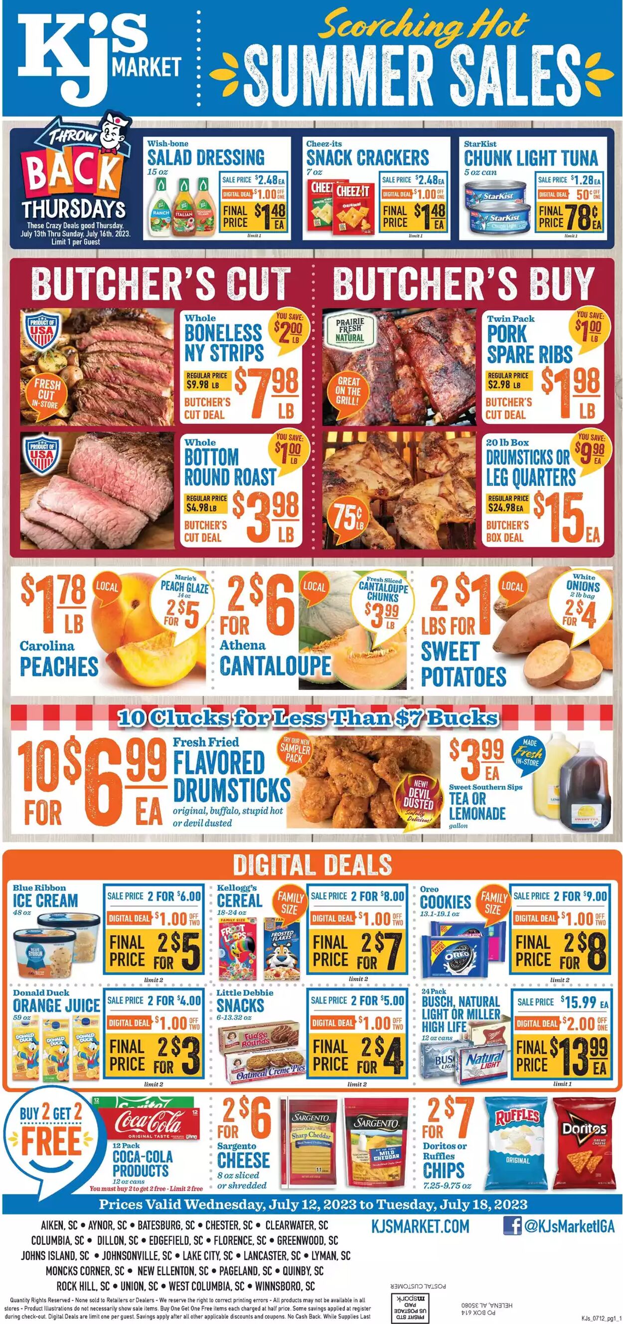 Weekly ad KJ's Market 07/12/2023 - 07/18/2023