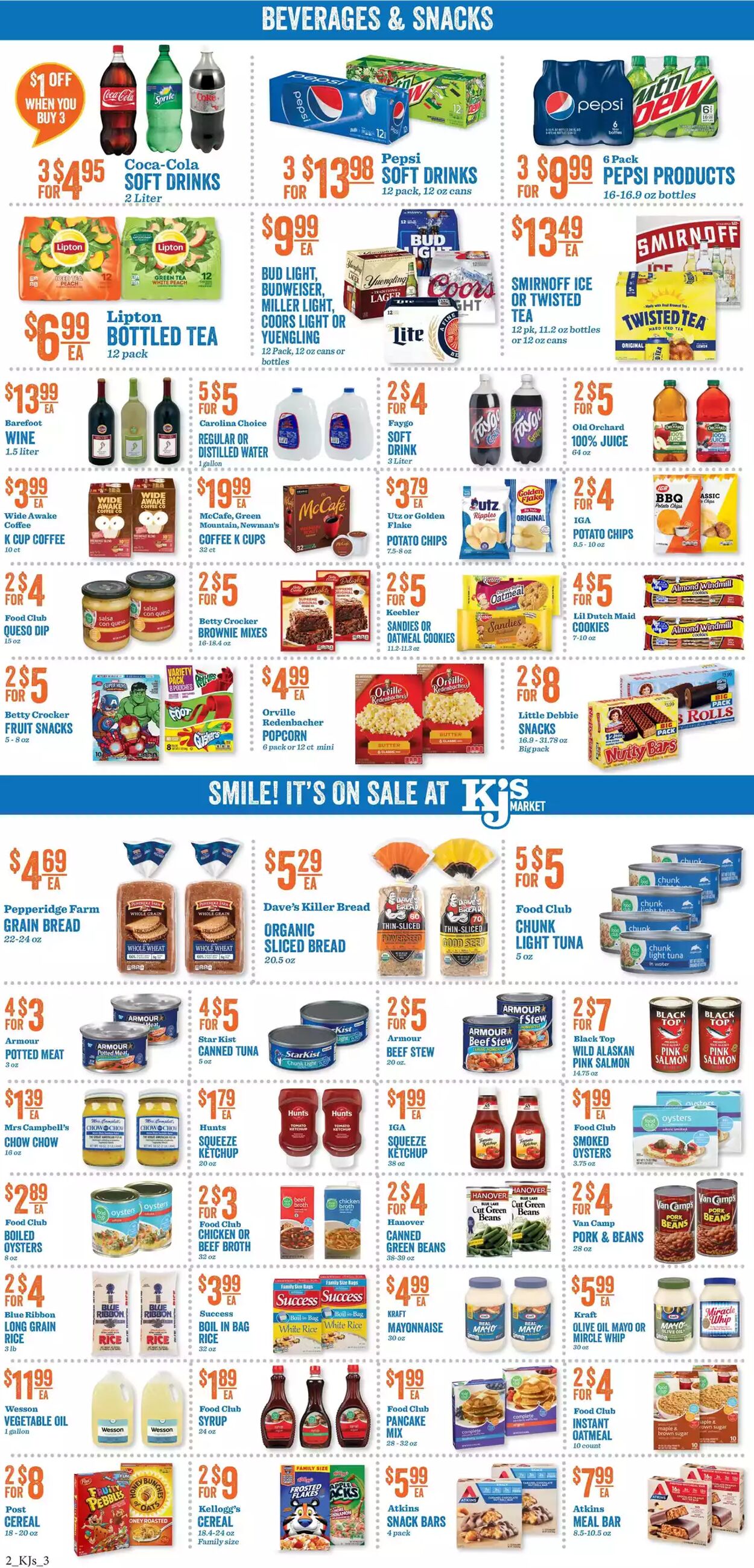 Weekly ad KJ's Market 01/04/2023 - 01/10/2023