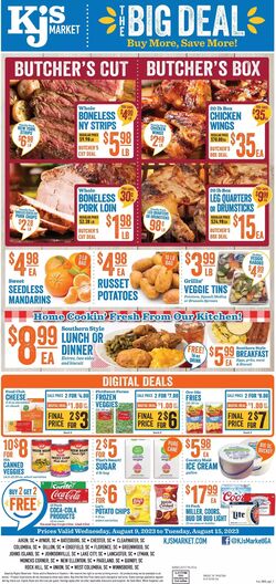 Weekly ad KJ's Market 08/09/2023 - 08/15/2023