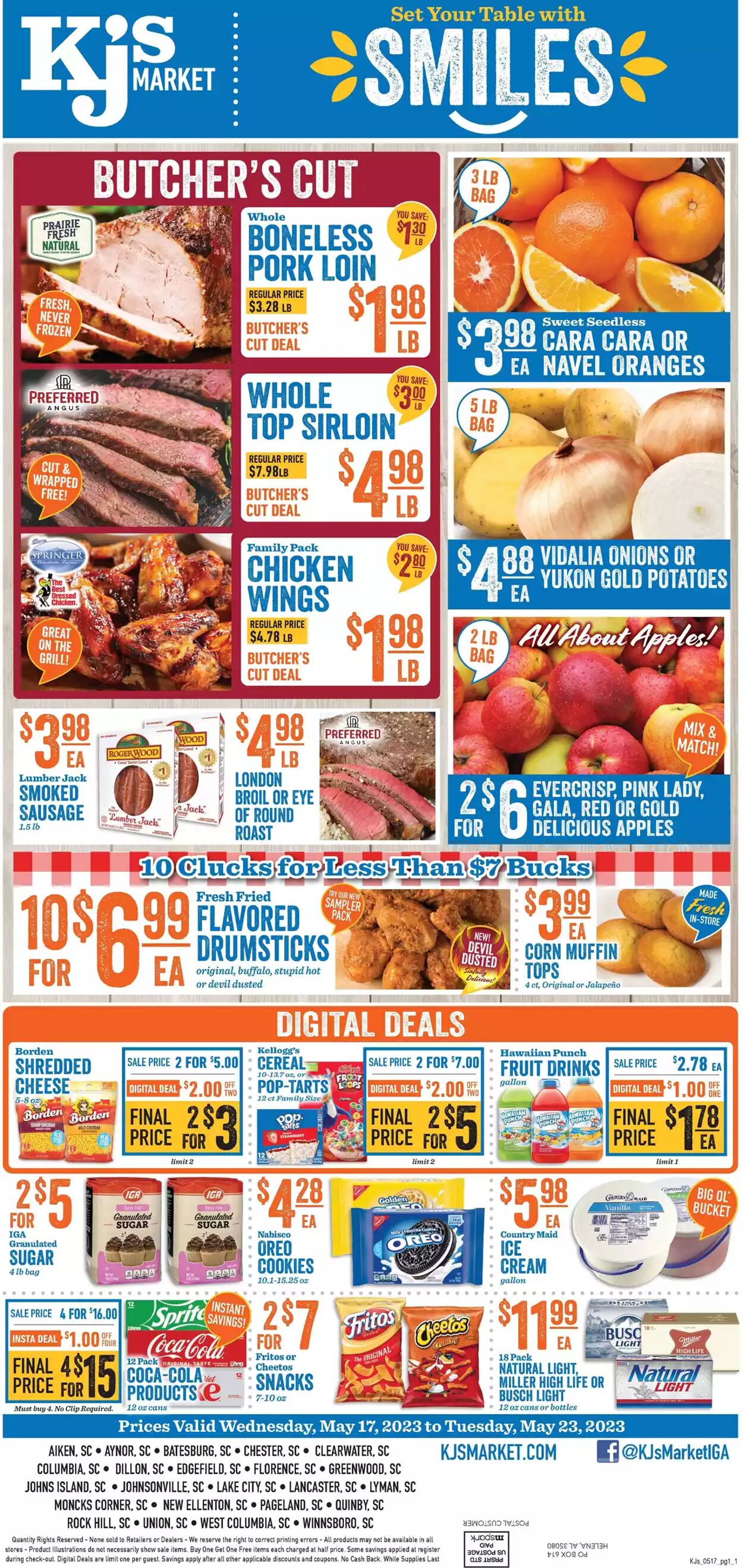 Weekly ad KJ's Market 05/17/2023 - 05/23/2023