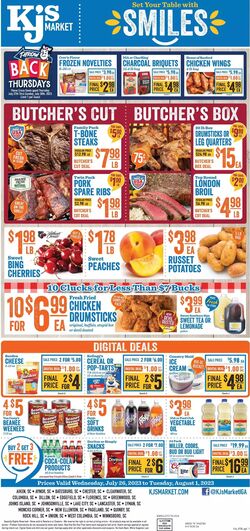Weekly ad KJ's Market 07/26/2023 - 08/01/2023