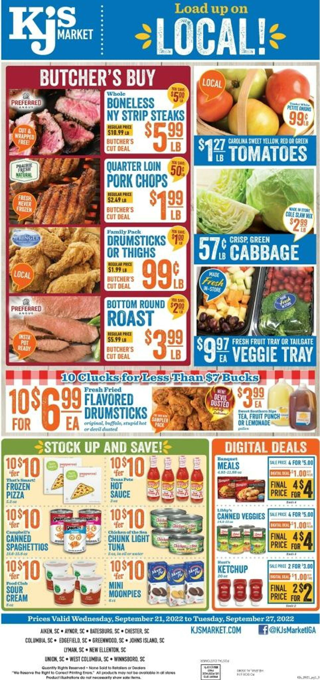 Weekly ad KJ's Market 09/21/2022 - 09/27/2022