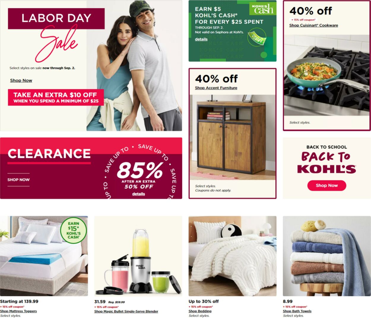 Weekly ad Kohl's 08/29/2024 - 10/29/2024