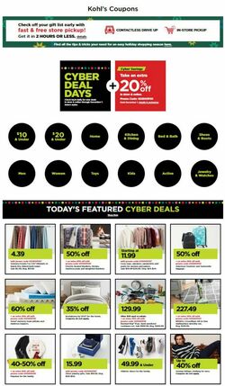 Weekly ad Kohl's 12/01/2021-12/07/2021
