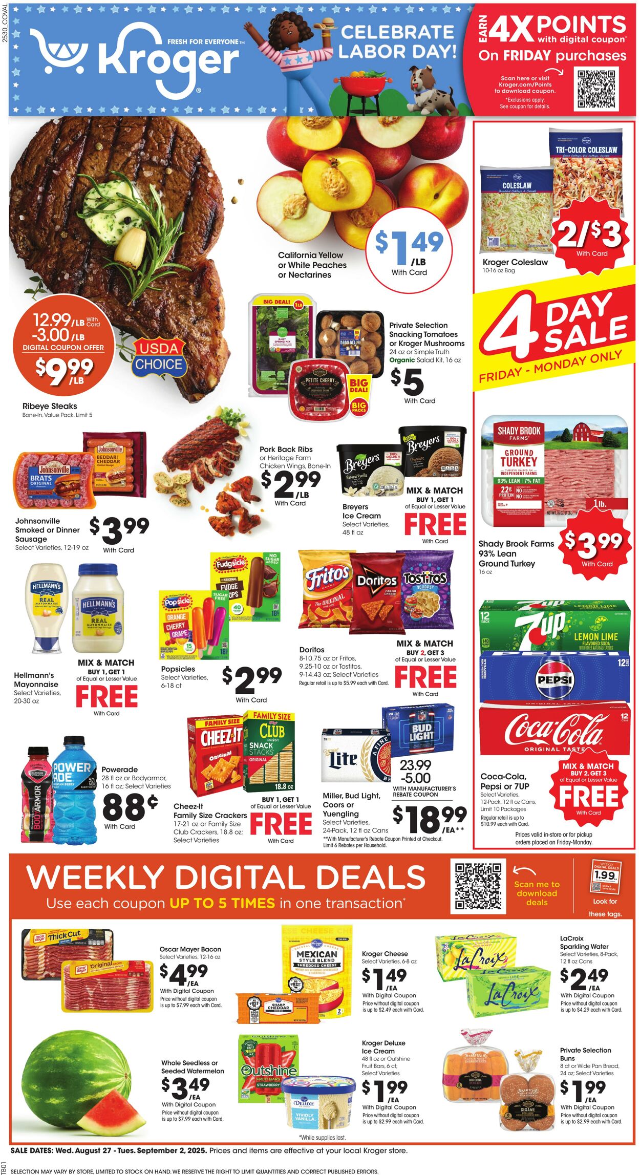 Weekly ad Kroger 08/27/2025 - 09/02/2025
