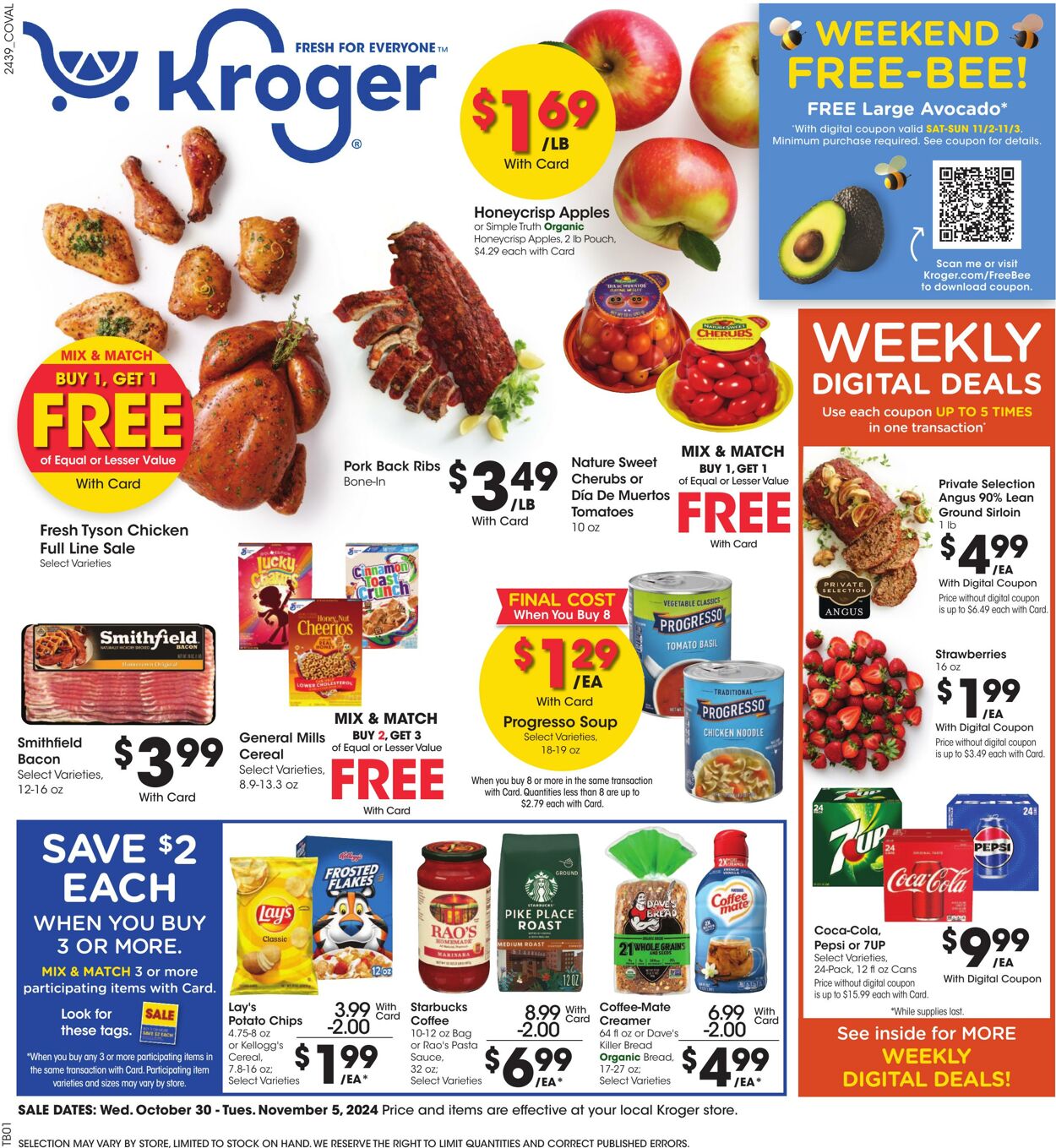 Weekly ad Kroger 10/30/2024 - 11/05/2024