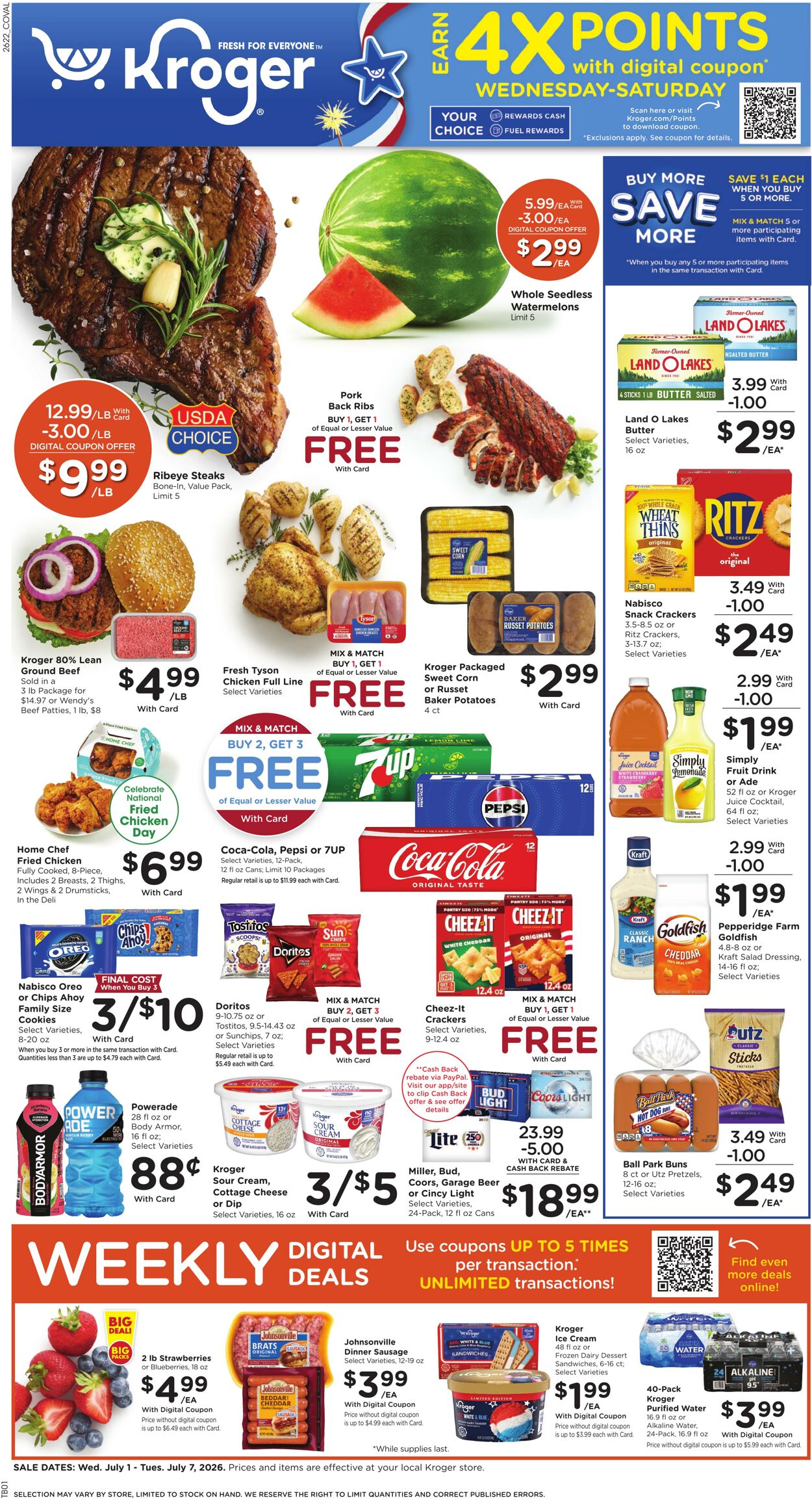 Weekly ad Kroger 07/01/2026 - 07/07/2026