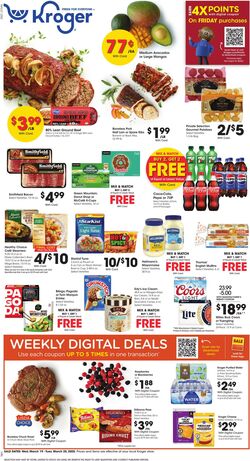 Weekly ad Kroger 03/19/2025 - 03/25/2025