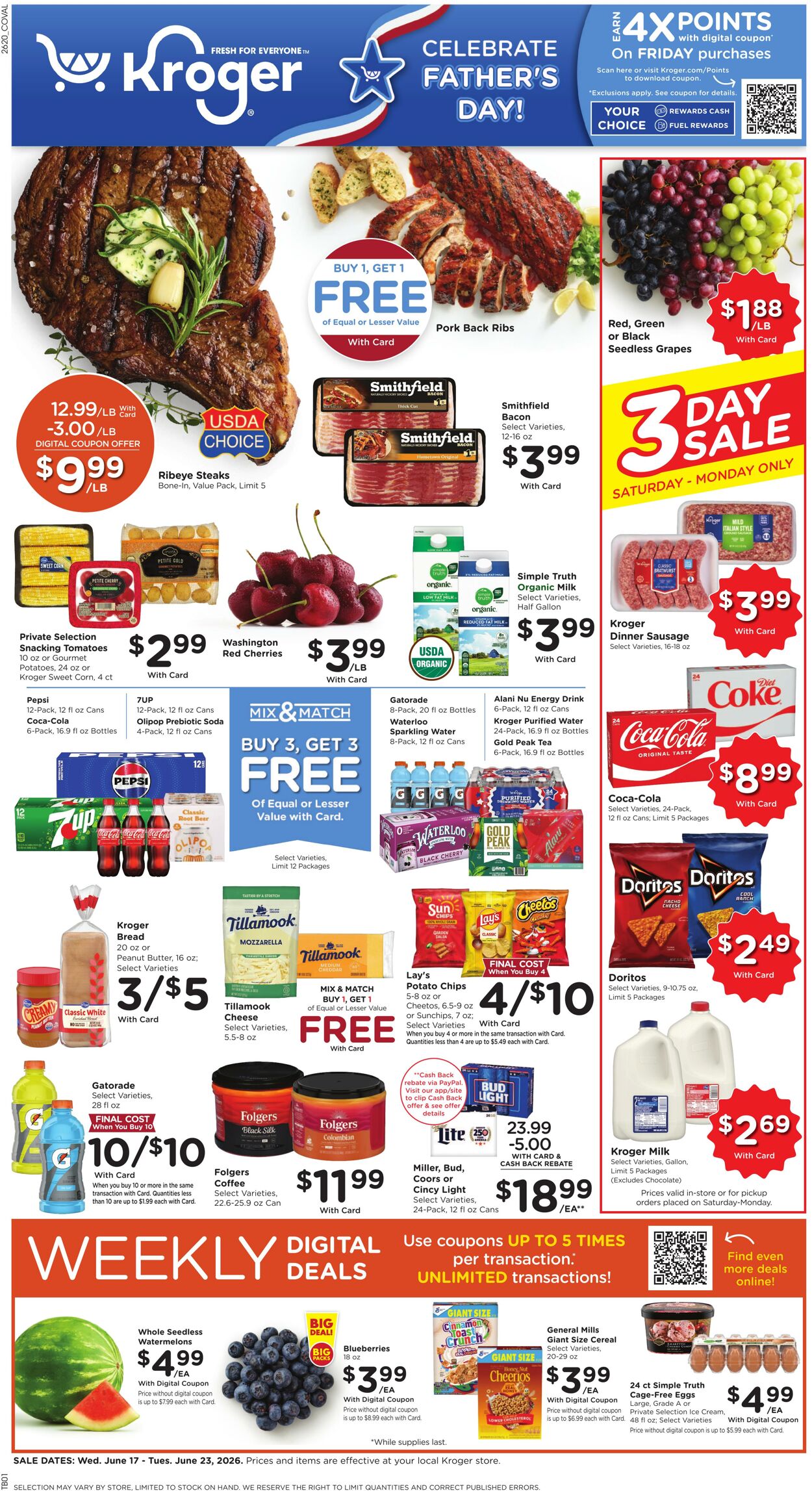 Weekly ad Kroger 06/17/2026 - 06/23/2026