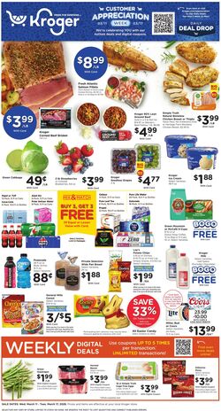 Weekly ad Kroger 03/11/2026 - 03/17/2026