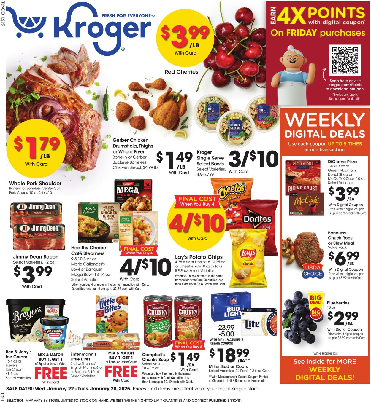 Weekly ad Kroger 01/22/2025 - 01/28/2025