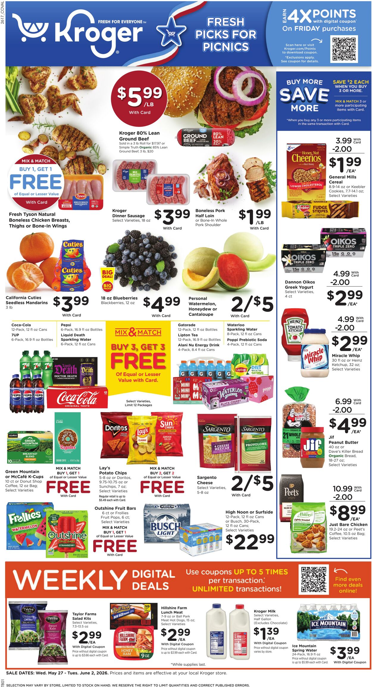 Weekly ad Kroger 05/27/2026 - 06/02/2026