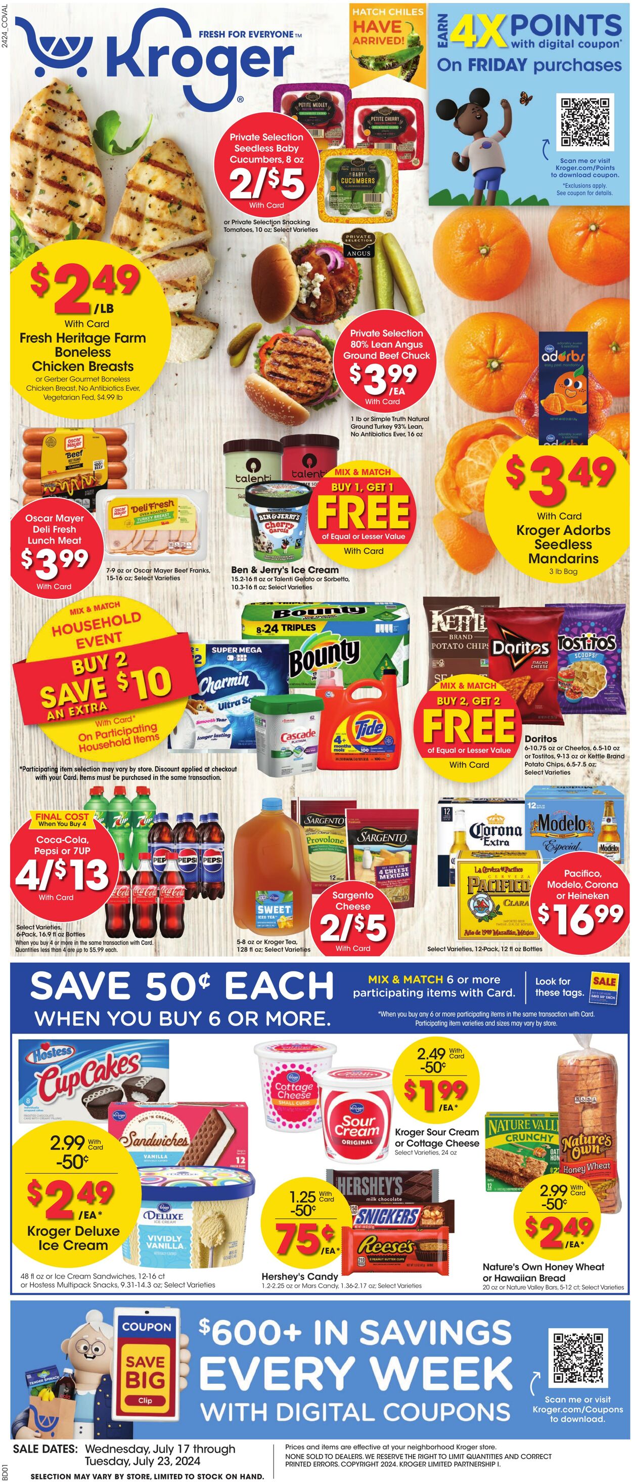 Weekly ad Kroger 07/17/2024 - 07/23/2024