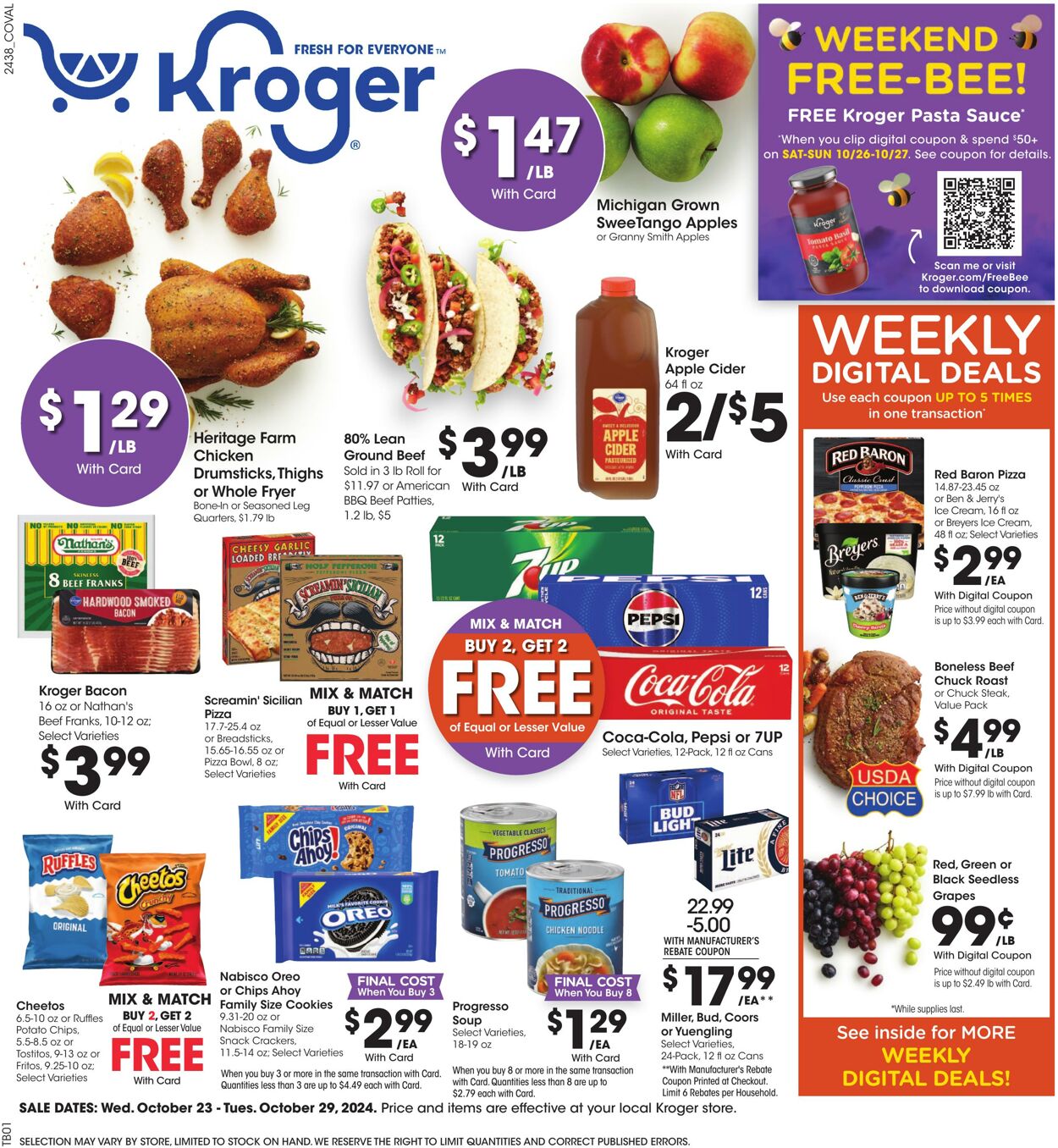 Weekly ad Kroger 10/23/2024 - 10/29/2024