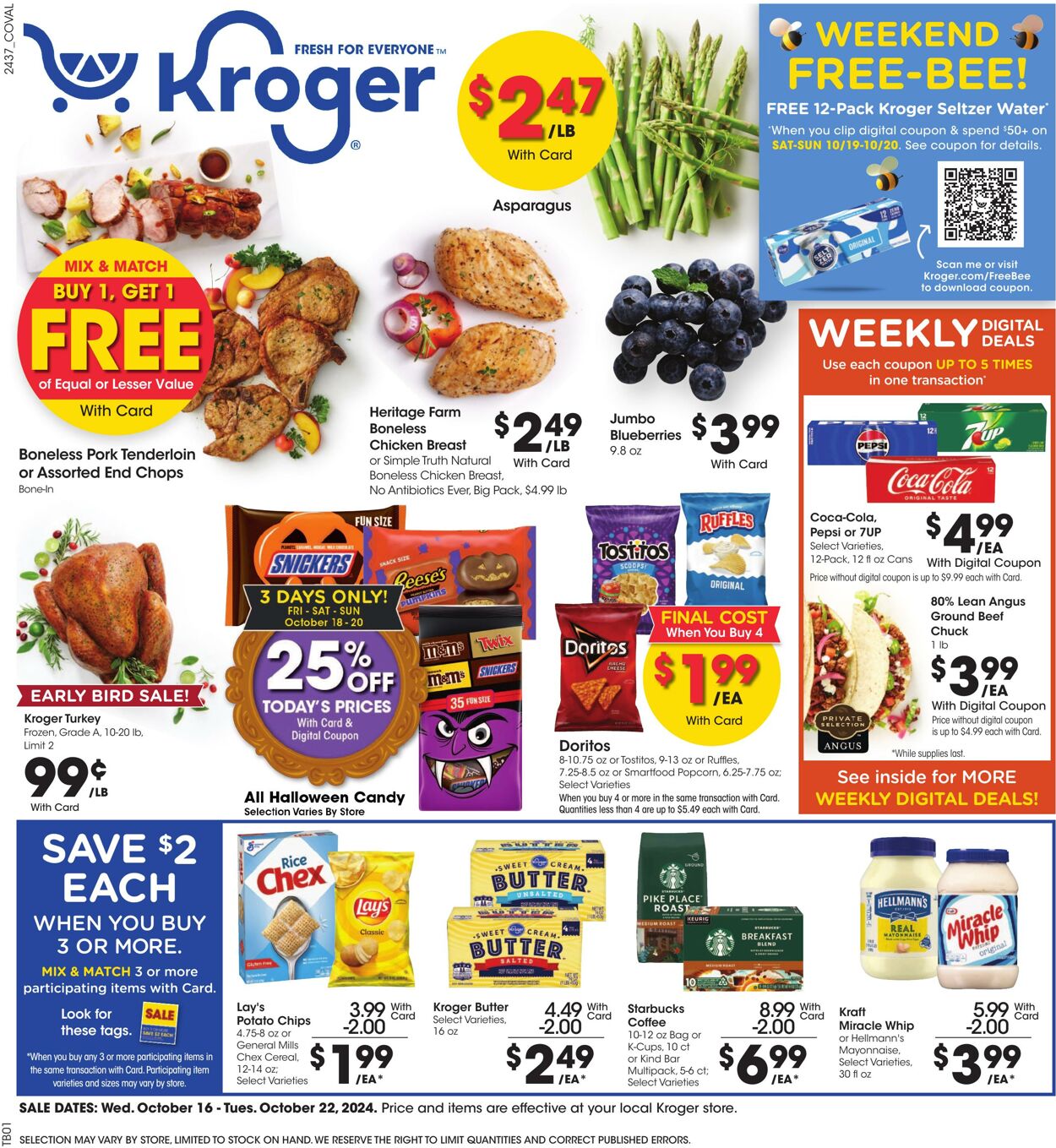 Weekly ad Kroger 10/16/2024 - 10/22/2024