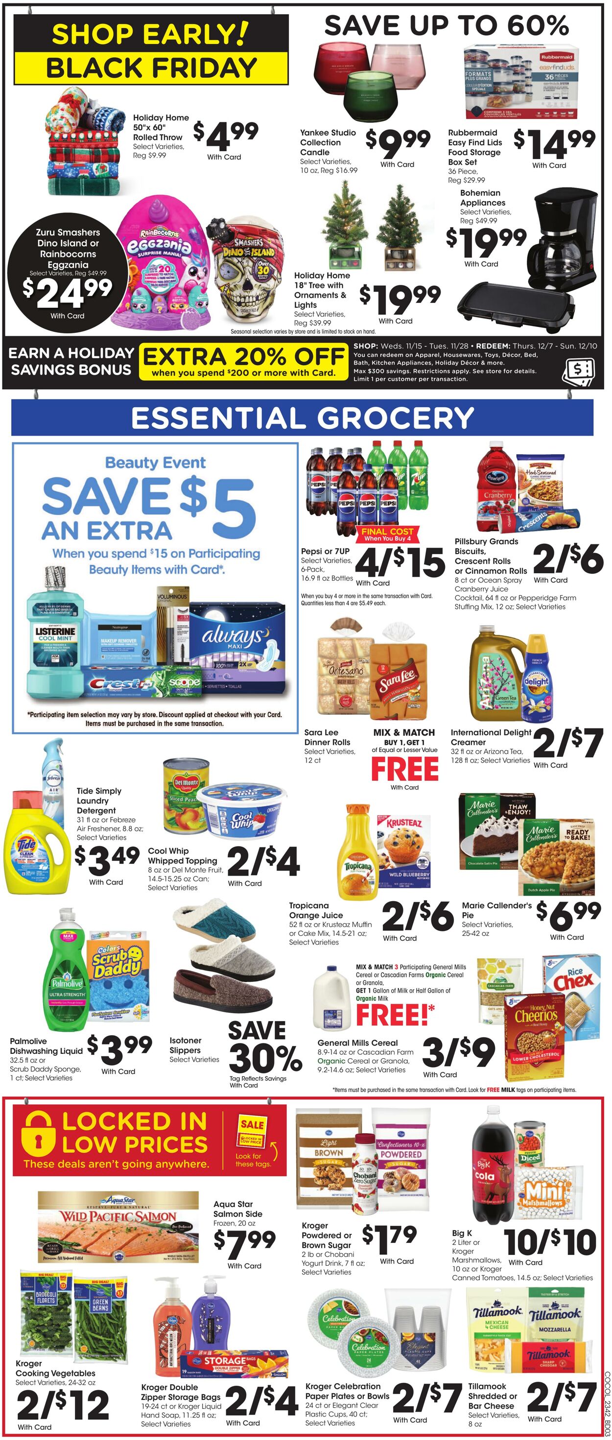 Weekly ad Kroger 11/15/2023 - 11/23/2023