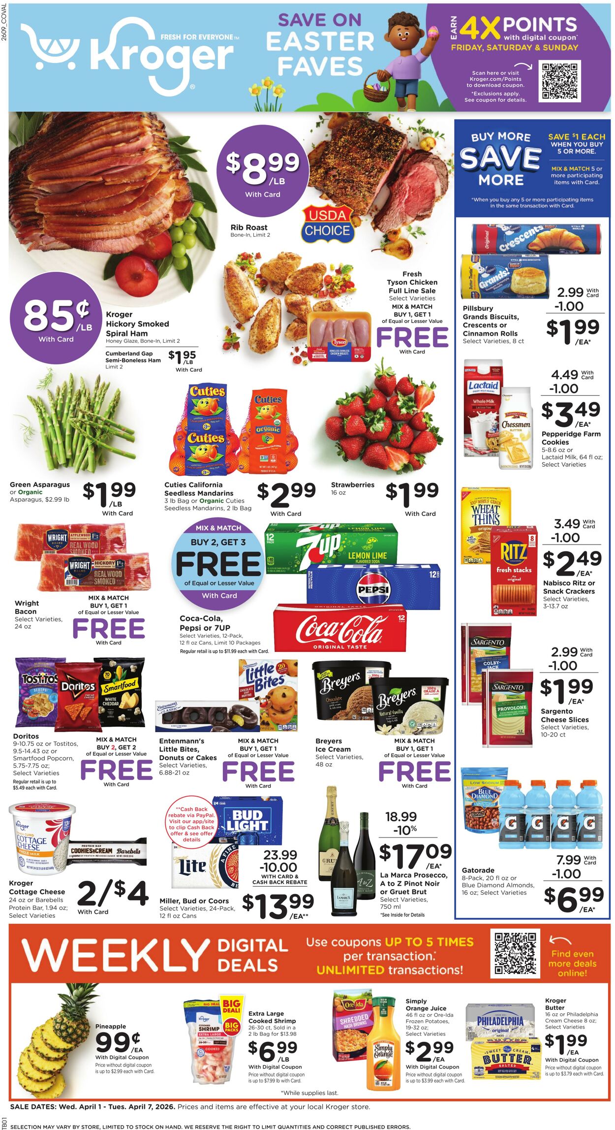 Weekly ad Kroger 04/01/2026 - 04/07/2026